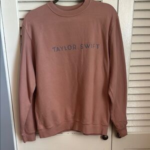 Taylor Swift Muted Pink Crewneck Sweater Vintage Style
